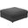 Serene Upholstered Rectangular Ottoman Charcoal