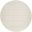 Serenity Home 4' x 4' Round Modern Indoor Rug In Ivory