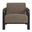 Sereno Boucle Accent Chair In Earth Black