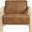 Sereno Vegan Leather Accent Chair In Canyon Oak