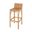 Serienna 30" Rectangular Rattan Low Back Bar Stool In Natural