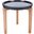 Serka Side Table in Natural and Black