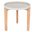 Serka Side Table in Natural and Light Grey