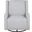 Serra Boucle Upholstered Swivel Glider Recliner In Dove Grey