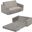 Serta Perfect Sleeper Extra Wide Convertible Sofa To Lounger - Comfy 2 In 1 Flip Open Couch Or Sleeper For Kids In Grey