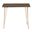 Seti Live Edge Bar Table In Elm Top In Gold Base