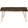 Seti Live Edge Coffee Table/Bench In Elm Top In Gold Base