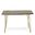 Seti Live Edge Dining Table In Elm Top In Gold Base