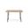 Seti Live Edge Dining Table In Natural Top In Black Base