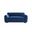 Severo Velvet Loveseat In Royal Blue