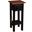 Shabby Chic Cottage Raftwood Narrow Side Table In Black and Brown
