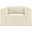 Shaggy Corduroy Performance Fabric Arm Chair In Cream