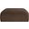 Shaggy Corduroy Performance Fabric Ottoman In Brown