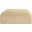Shaggy Corduroy Performance Fabric Ottoman In Camel