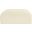 Shaggy Corduroy Performance Fabric Ottoman In Cream