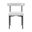 Shannon Dining Chair with Matte Black Iron and Cream Fabric Set of 2