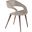 Shape Dining Chair In Tan with Oak Legs
