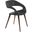 Shape Gray Dining Chair With Wood Legs