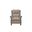 Shasta Push Thru The Arms Recliner In Gray