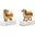 Sheep Bookends Set of 2 In Gold Leaf