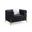 Sheila Black Velvet Chair