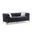 Sheila Dark Grey Velvet Sofa
