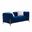 Sheila Navy Velvet Loveseat