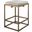 Shelby Hide Counter Stool In White