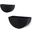Shilo Wall Planter Set of 2 In Black