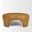 Shima Round Wood with Arched Legs Coffee Table In Light Brown