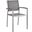 Shore Silver Gray Outdoor Patio Aluminum Dining Chair