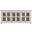 Rustic Shores 70 Inch 6 Door Sideboard Cabinet In Cream