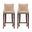 Shubert Barstool Set of 2 In Tan