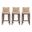 Shubert Barstool Set of 3 In Tan