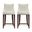Shubert Counter Stool Set of 2 In Ivory
