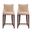 Shubert Counter Stool Set of 2 In Tan