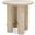 26 Inch Round Side Table In Sand
