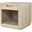 26 Inch Square Side Table In Sand