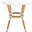 Sidford Rattan Bistro Table in White