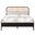 Siena Ash Wood Full Bed In Black