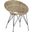 Sierra Gray Wash and Dark Steel Rattan Accent Chair