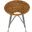 Sierra Natural and Dark Steel Rattan Accent Chair