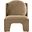 Sigma Velvet Accent Chair In Beige Velvet