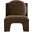 Sigma Velvet Accent Chair In Brown Velvet