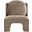 Sigma Velvet Accent Chair In Taupe