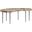 Signature Designs Caldera Kidney Cocktail Table In Light Golden Brown