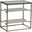 Signature Designs Cumulus Capiz Tier Table In Champagne