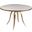Signature Designs Crystal Stone Round Dining Table In Gold