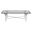 Signature Designs Porto Rectangular Cocktail Table In Silver Leaf