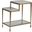 Signature Designs Sashay Rectangular End Table In Gold